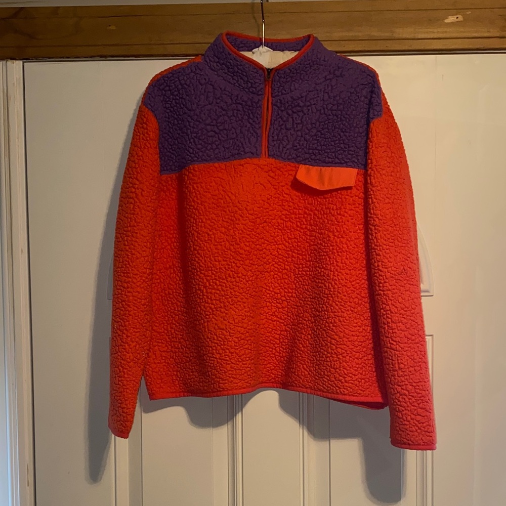 Flirtitude Kids' Orange and Purple Fleece Top🍀